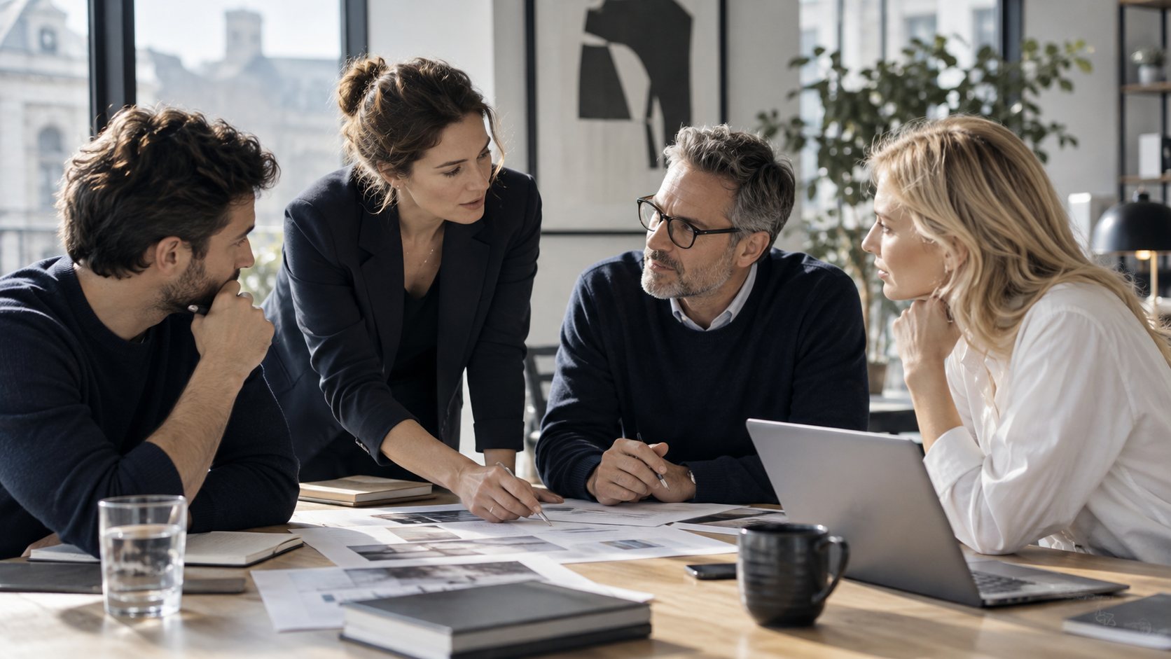 People working together in an office